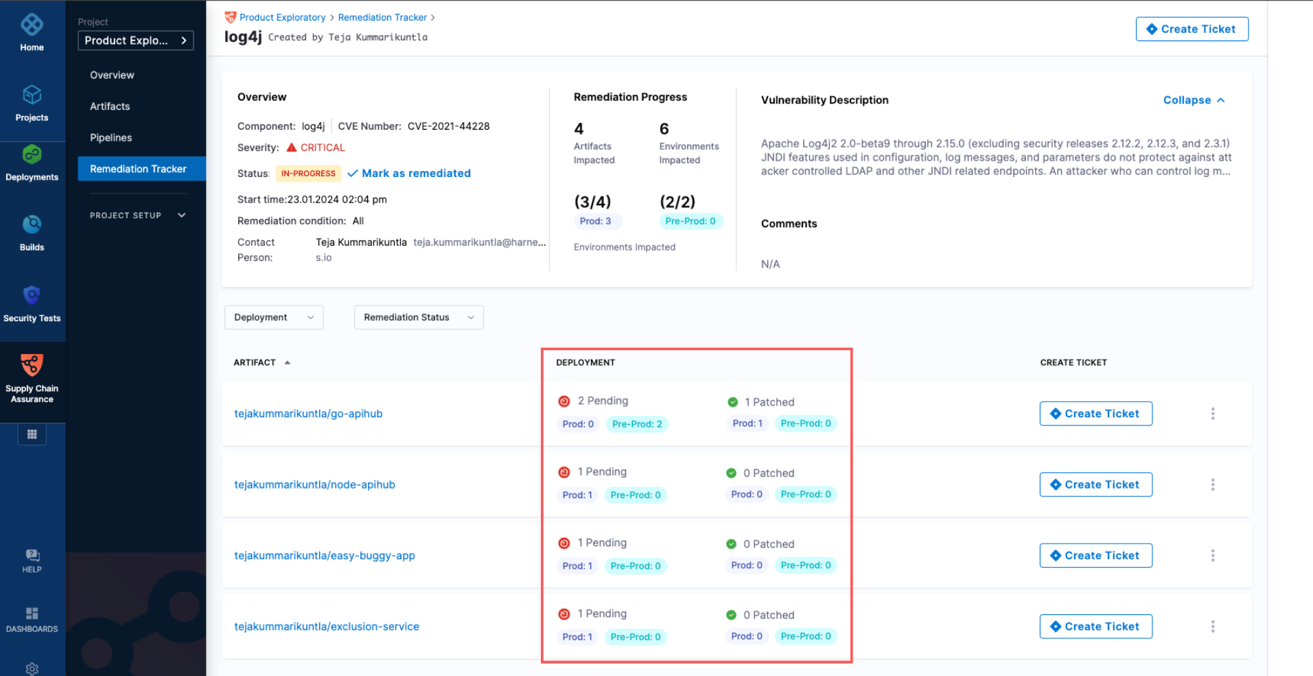 Tracking your Patch status